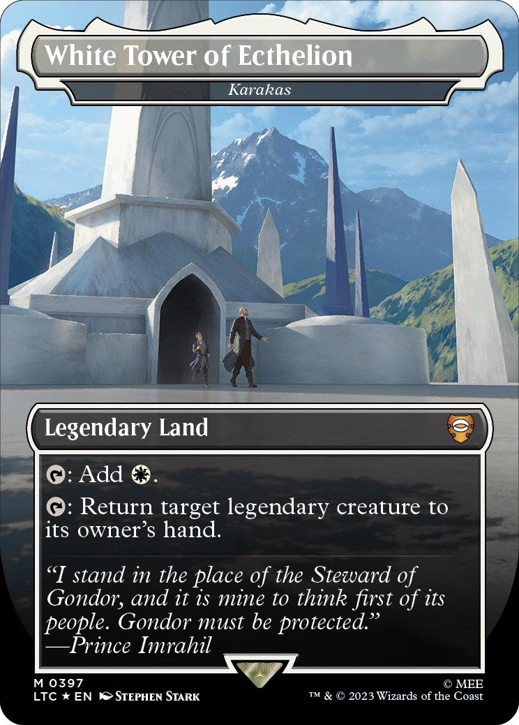 White Tower of Ecthelion - Karakas (Surge Foil Realms and Relics) [The Lord of the Rings: Tales of Middle-Earth Commander] | Exor Games Bridgewater