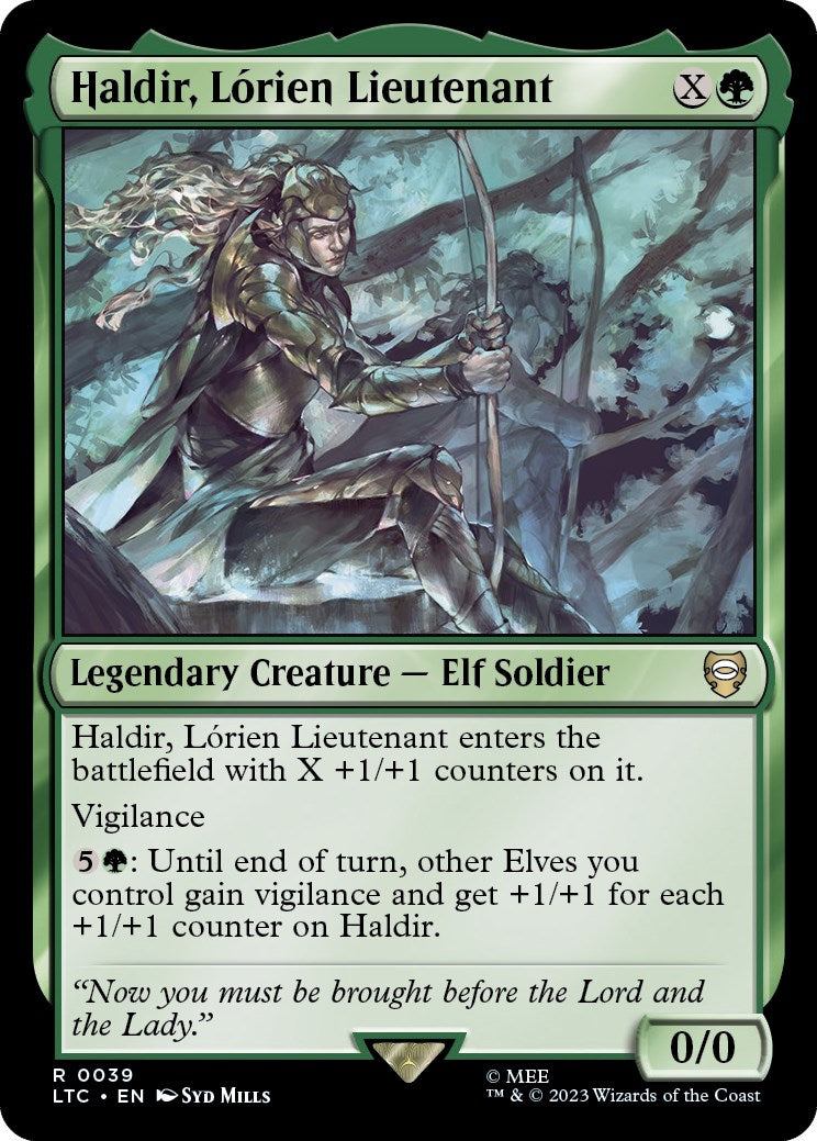 Haldir, Lorien Lieutenant [The Lord of the Rings: Tales of Middle-Earth Commander] | Exor Games Bridgewater
