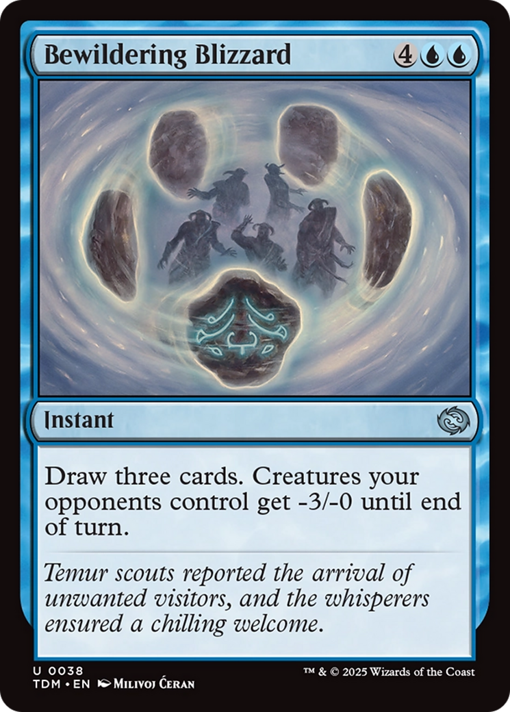 Bewildering Blizzard [Tarkir: Dragonstorm] | Exor Games Bridgewater