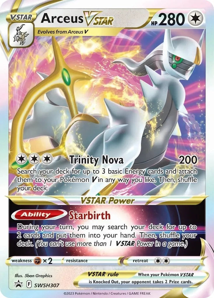 Arceus VSTAR (SWSH307) [Sword & Shield: Black Star Promos] | Exor Games Bridgewater