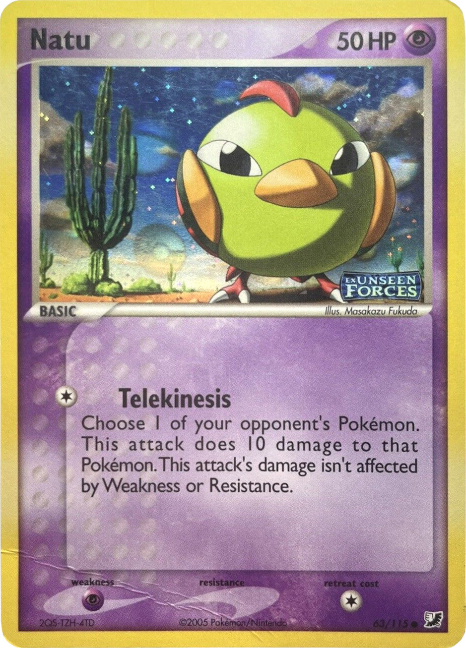 Natu (63/115) (Stamped) [EX: Unseen Forces] | Exor Games Bridgewater