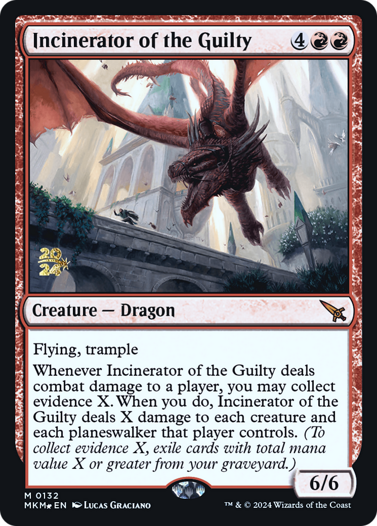 Incinerator of the Guilty [Murders at Karlov Manor Prerelease Promos] | Exor Games Bridgewater