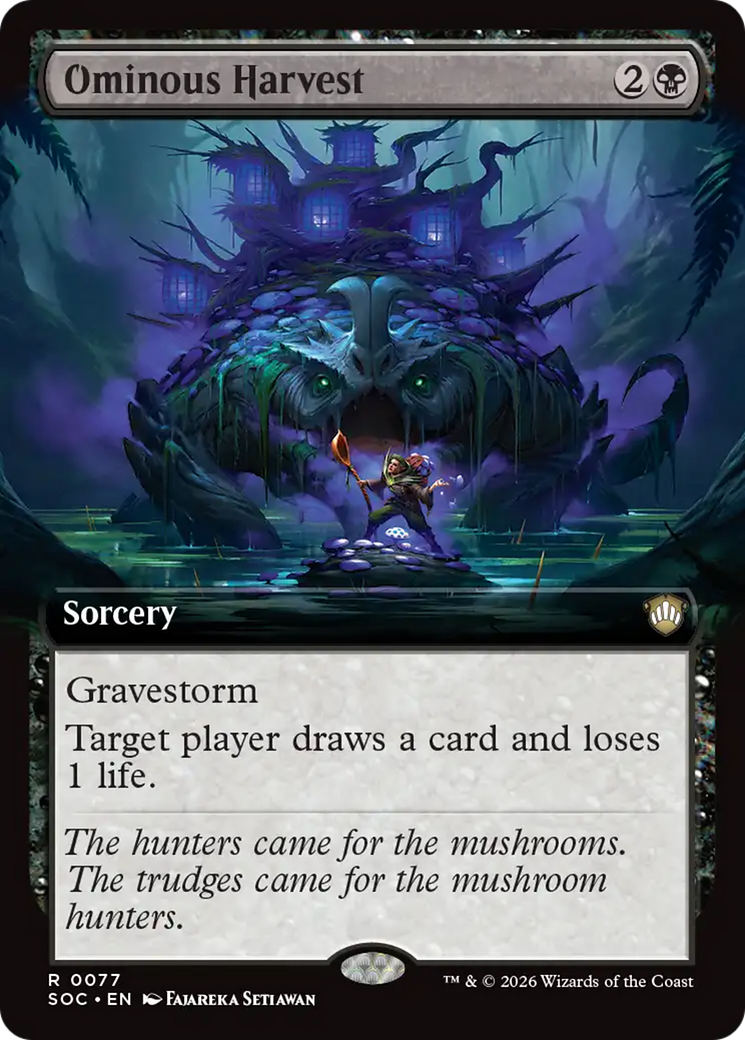 Ominous Harvest (Extended Art) [Secrets of Strixhaven Commander] | Exor Games Bridgewater