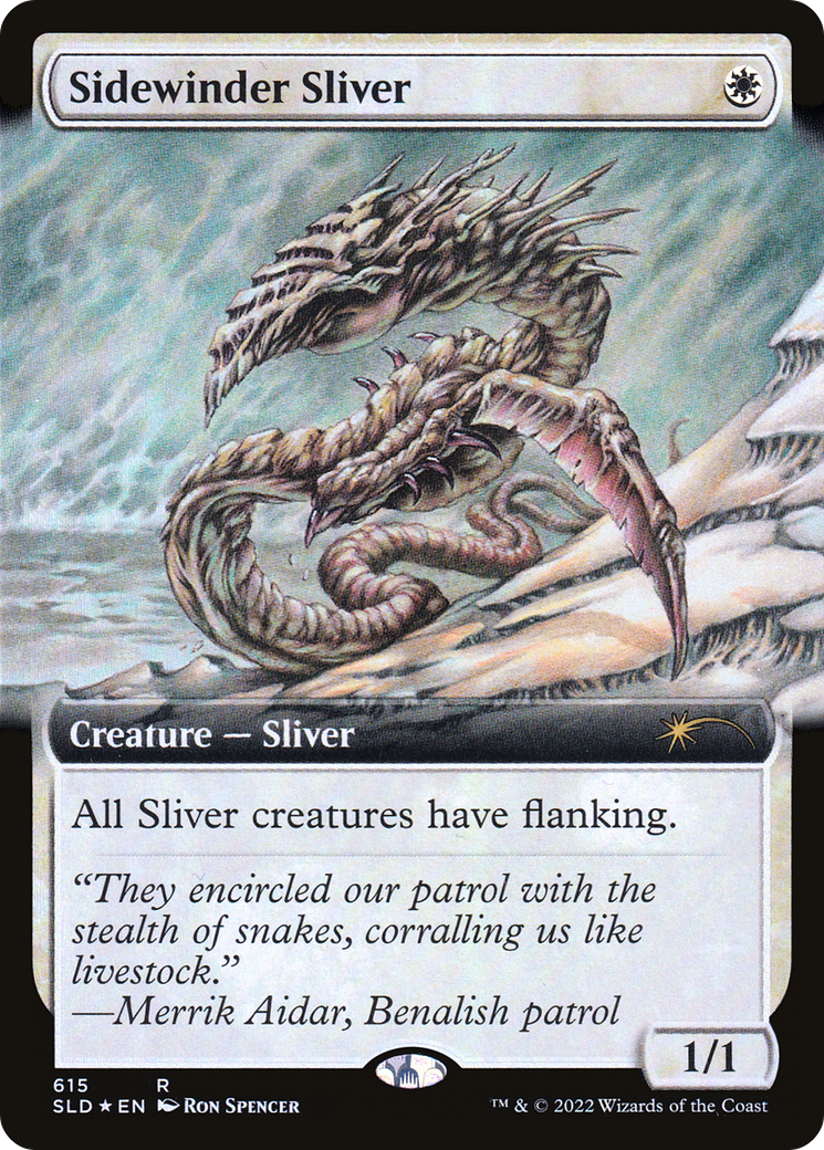 Sidewinder Sliver (Extended Art) [Secret Lair Drop Promos] | Exor Games Bridgewater