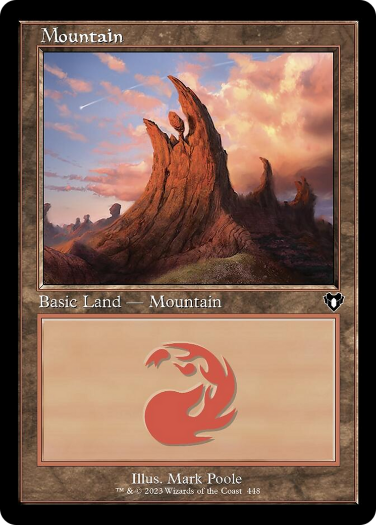Mountain (448) (Retro) [Commander Masters] | Exor Games Bridgewater