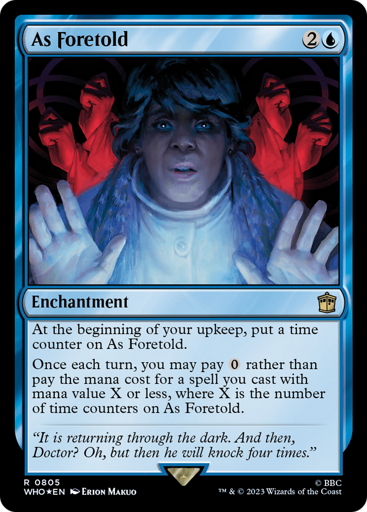 As Foretold (Surge Foil) [Doctor Who] | Exor Games Bridgewater