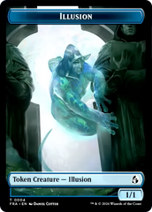 Illusion // Jace Double-Sided Token [Reality Fracture Tokens] | Exor Games Bridgewater