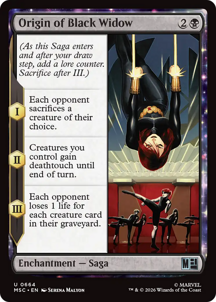 Origin of Black Widow [Marvel Super Heroes Commander] | Exor Games Bridgewater