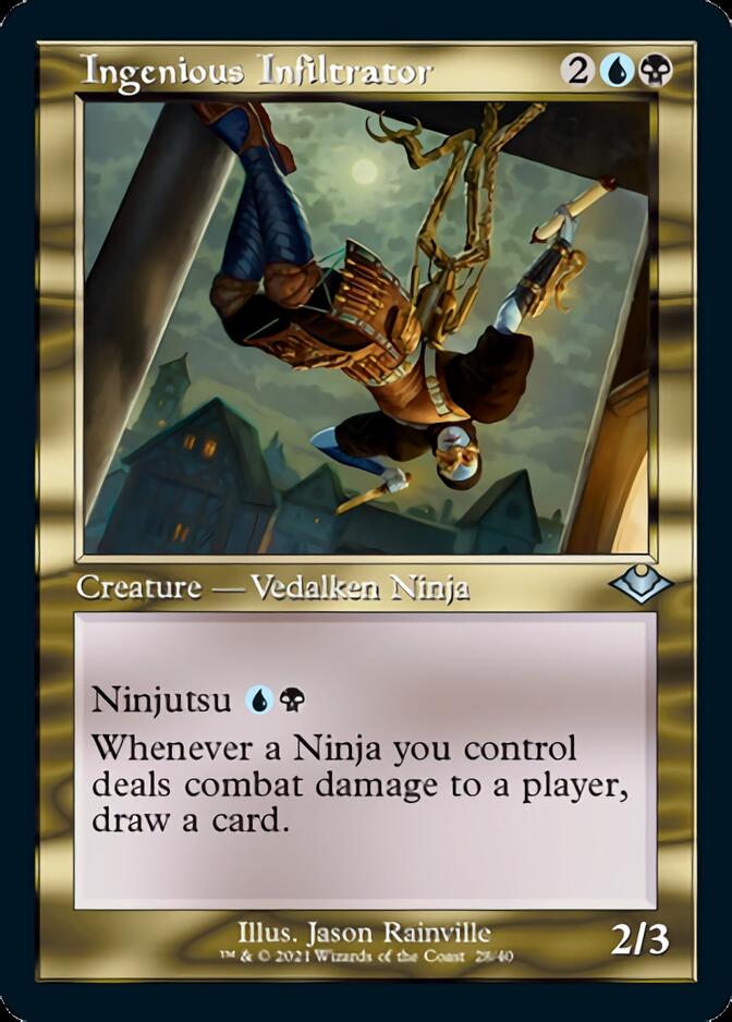 Ingenious Infiltrator (Retro Foil Etched) [Modern Horizons] | Exor Games Bridgewater