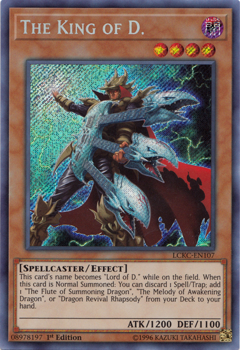 The King of D. [LCKC-EN107] Secret Rare | Exor Games Bridgewater