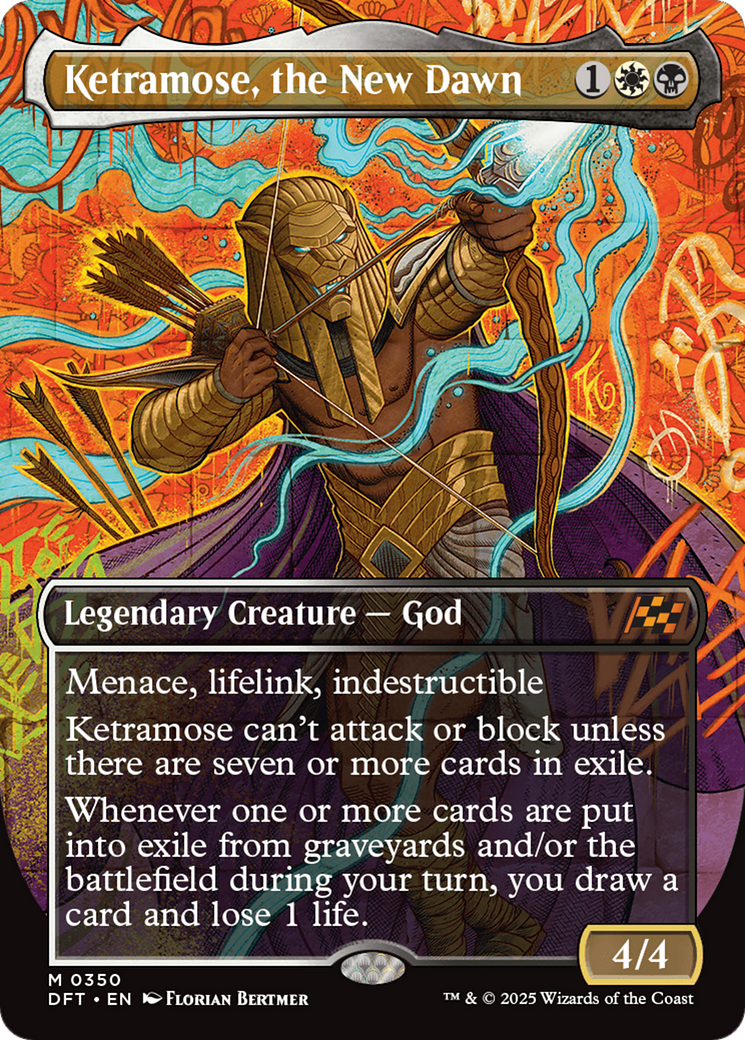 Ketramose, the New Dawn (Borderless) [Aetherdrift] | Exor Games Bridgewater