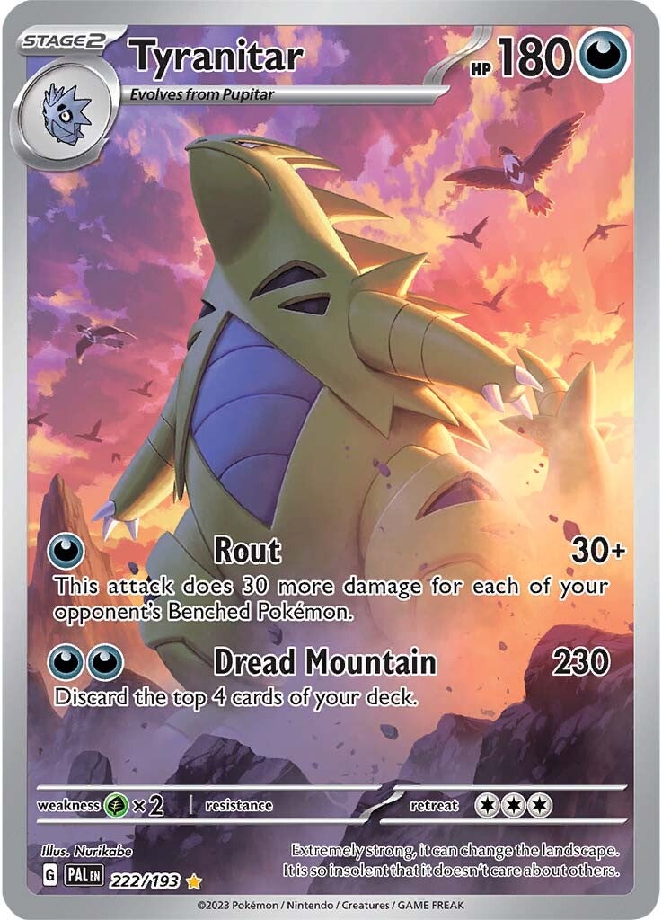 Tyranitar (222/193) [Scarlet & Violet: Paldea Evolved] | Exor Games Bridgewater