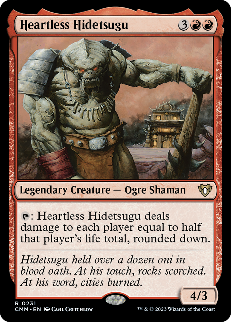 Heartless Hidetsugu [Commander Masters] | Exor Games Bridgewater