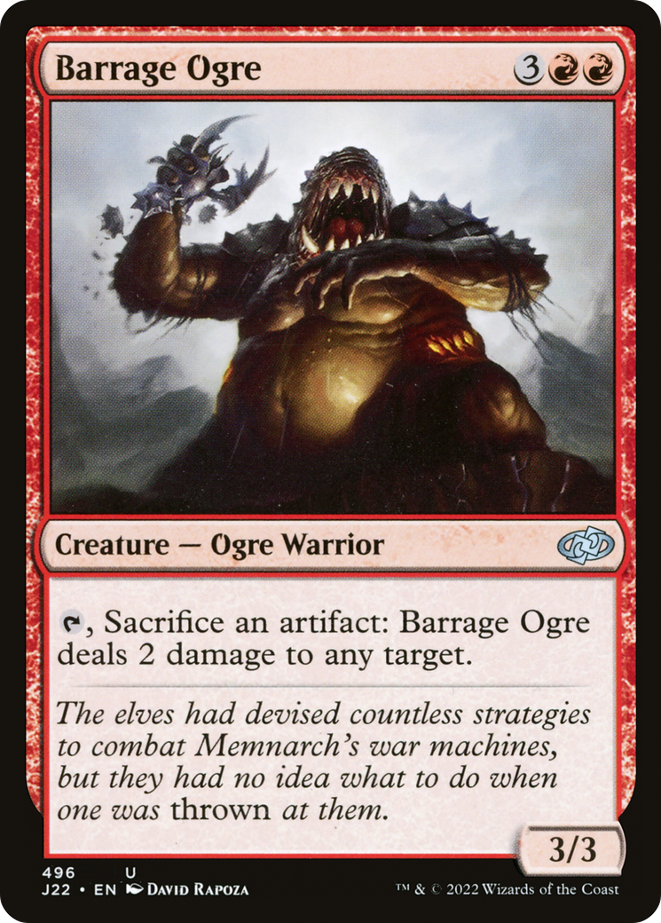 Barrage Ogre [Jumpstart 2022] | Exor Games Bridgewater