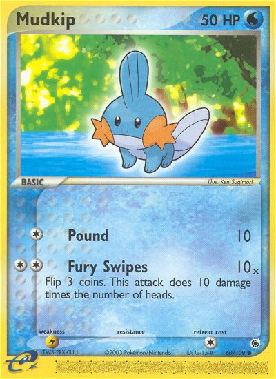 Mudkip (60/109) [EX: Ruby & Sapphire] | Exor Games Bridgewater