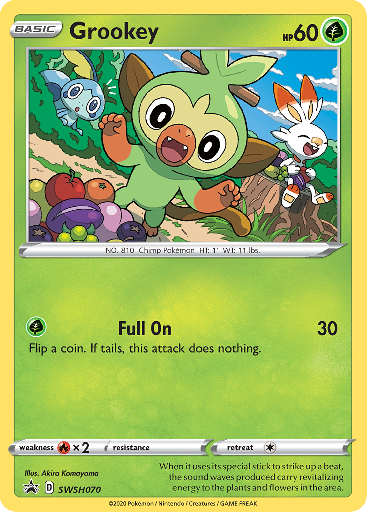 Grookey (SWSH070) [Sword & Shield: Black Star Promos] | Exor Games Bridgewater