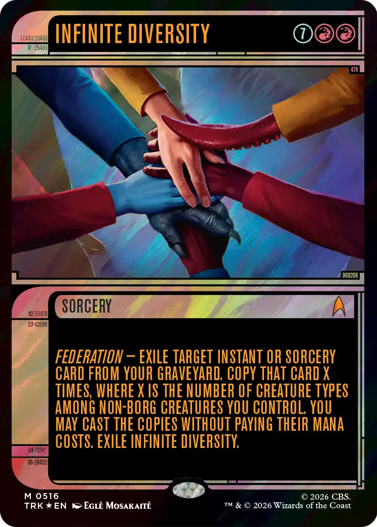 Infinite Diversity (Showcase) (Surge Foil) [Star Trek] | Exor Games Bridgewater
