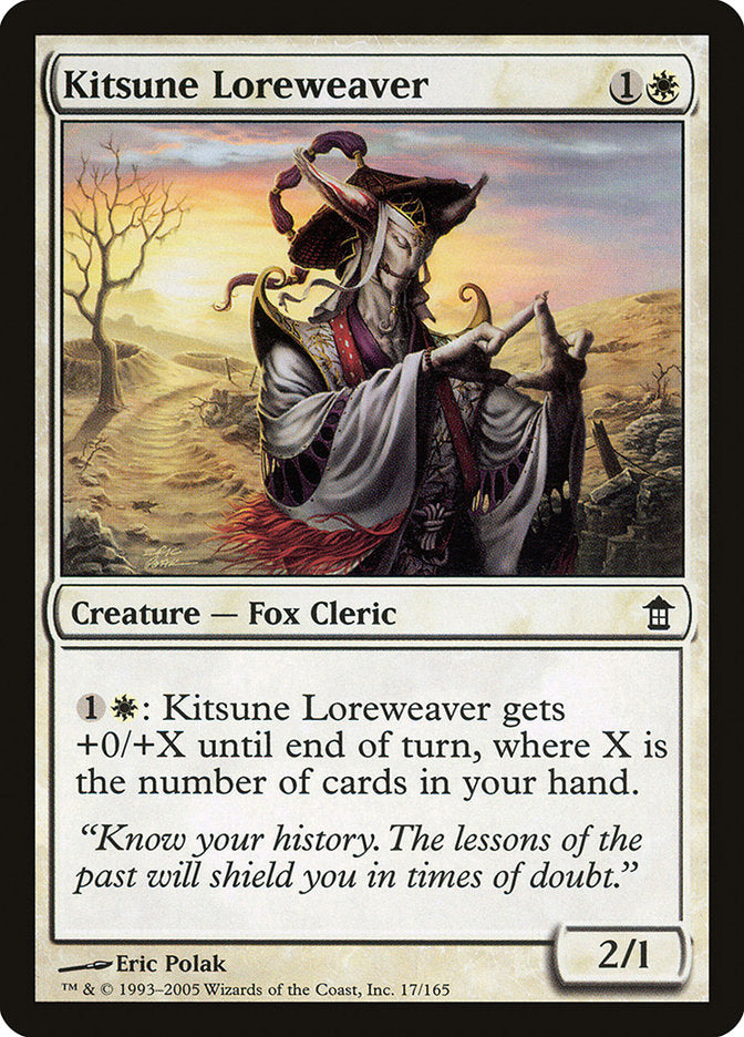 Kitsune Loreweaver [Saviors of Kamigawa] | Exor Games Bridgewater