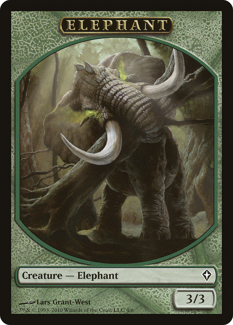 Angel // Elephant Double-Sided Token [Marvel Super Heroes Commander Tokens] | Exor Games Bridgewater