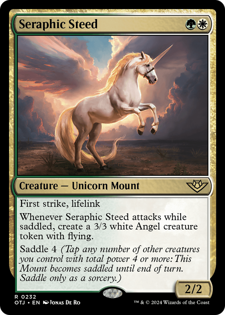 Seraphic Steed [Outlaws of Thunder Junction] | Exor Games Bridgewater