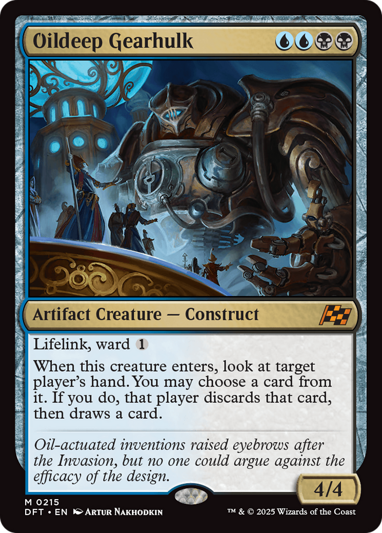 Oildeep Gearhulk [Aetherdrift] | Exor Games Bridgewater