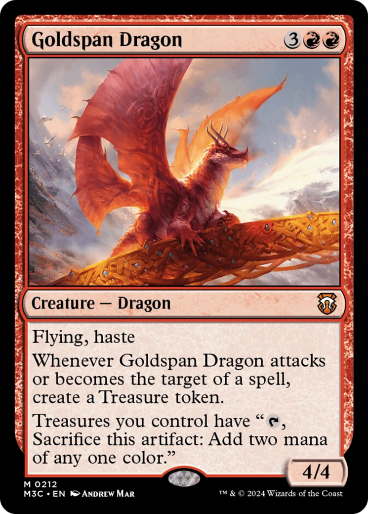 Goldspan Dragon [Modern Horizons 3 Commander] | Exor Games Bridgewater