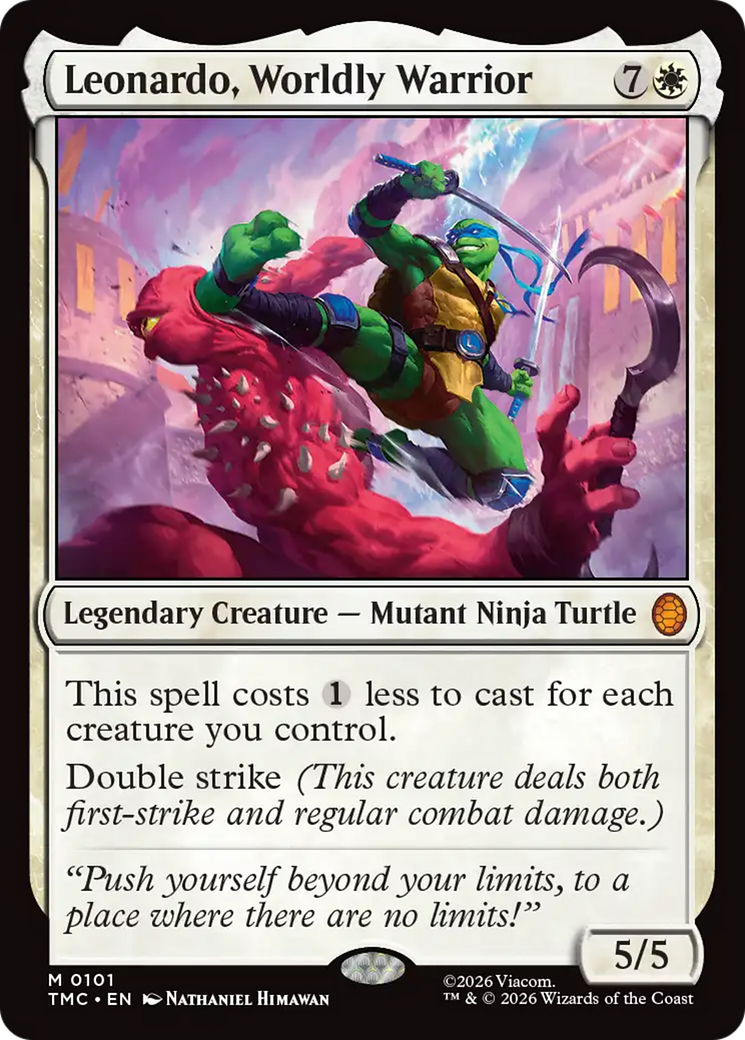 Leonardo, Worldly Warrior [Teenage Mutant Ninja Turtles Commander] | Exor Games Bridgewater