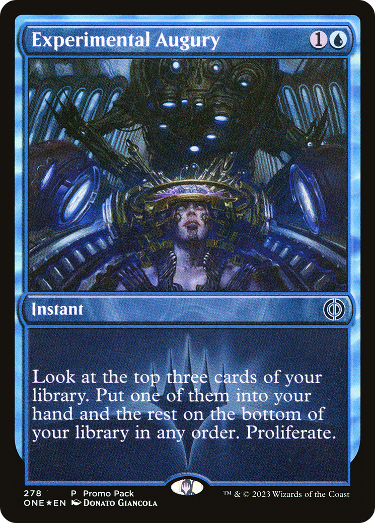 Experimental Augury (Promo Pack) [Phyrexia: All Will Be One Promos] | Exor Games Bridgewater