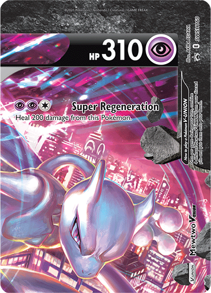 Mewtwo V-Union (SWSH160) [Sword & Shield: Black Star Promos] | Exor Games Bridgewater