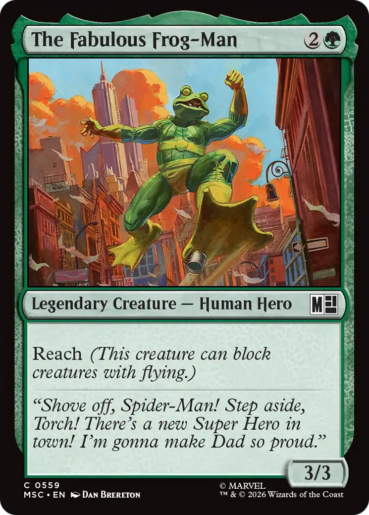 The Fabulous Frog-Man [Marvel Super Heroes Commander] | Exor Games Bridgewater