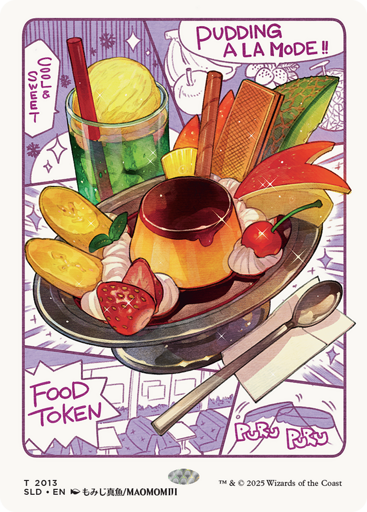 Food Token (2013) (Rainbow Foil) [Secret Lair Drop Series] | Exor Games Bridgewater