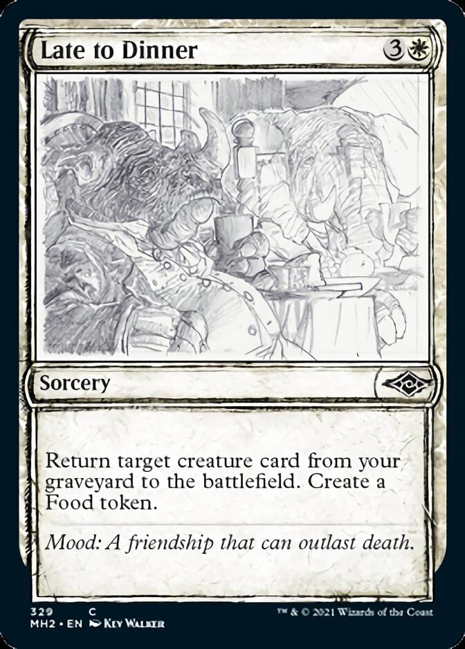 Late to Dinner (Sketch) [Modern Horizons 2] | Exor Games Bridgewater