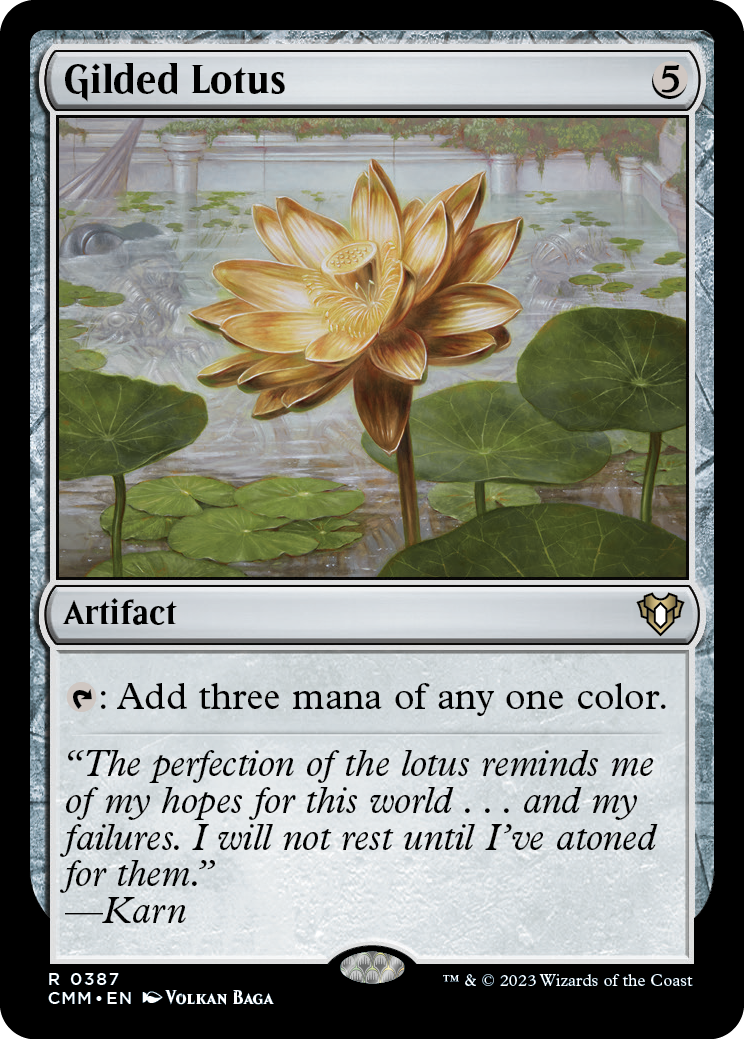 Gilded Lotus [Commander Masters] | Exor Games Bridgewater