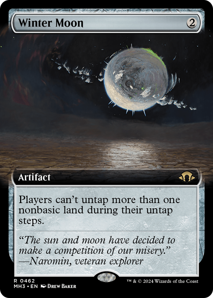 Winter Moon (Extended Art) [Modern Horizons 3] | Exor Games Bridgewater