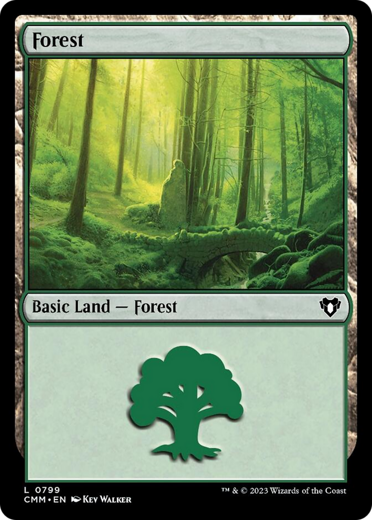 Forest (799) [Commander Masters] | Exor Games Bridgewater