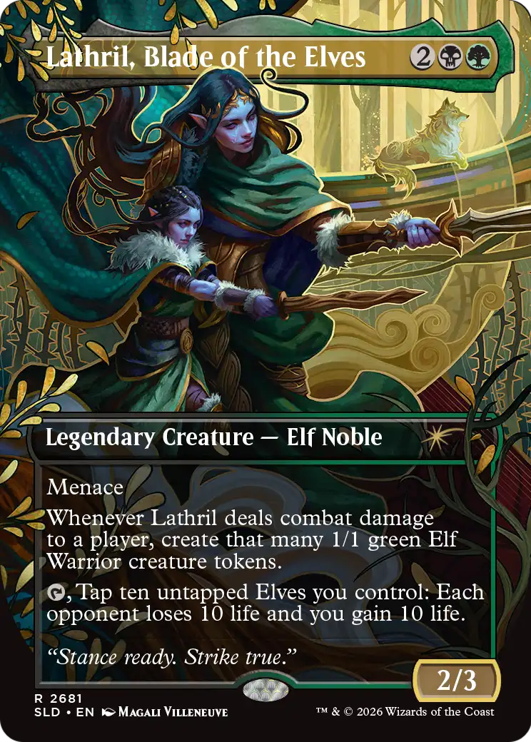 Lathril, Blade of the Elves [Secret Lair Drop Series] | Exor Games Bridgewater