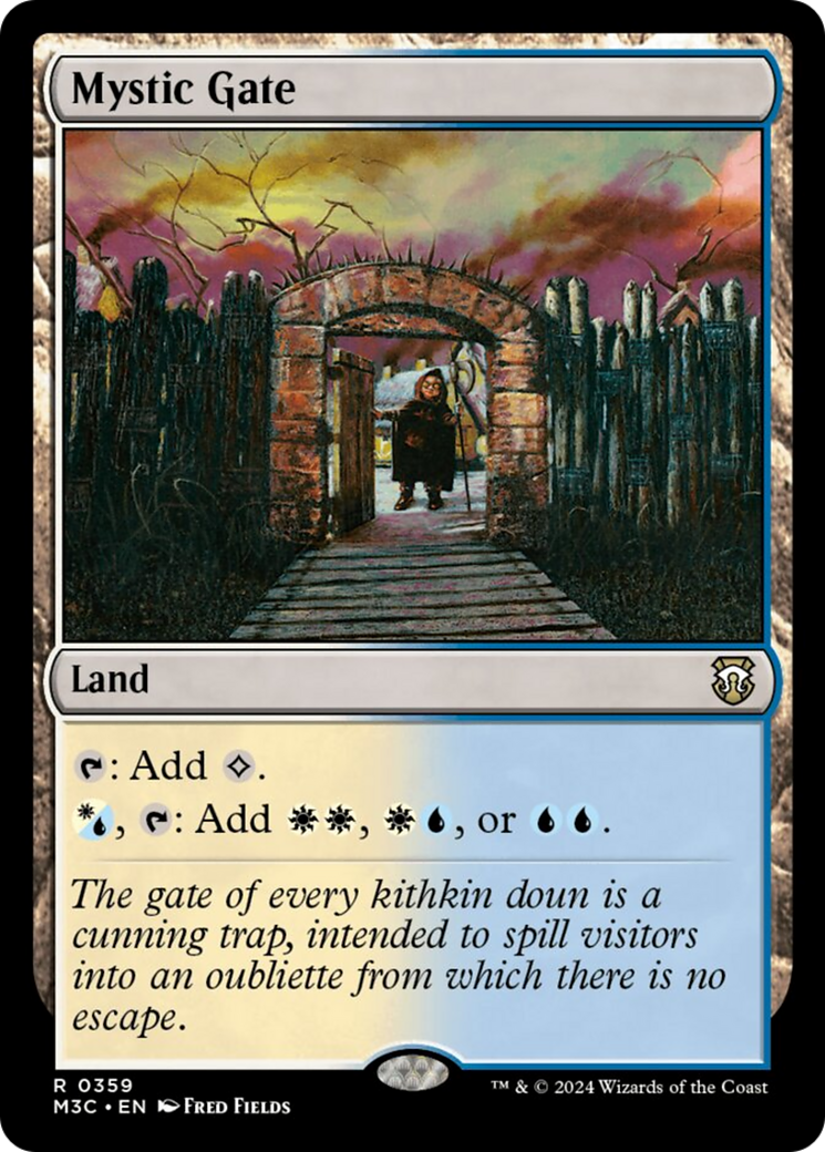 Mystic Gate (Ripple Foil) [Modern Horizons 3 Commander] | Exor Games Bridgewater