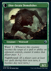 Burly Breaker // Dire-Strain Demolisher [Innistrad: Midnight Hunt] | Exor Games Bridgewater