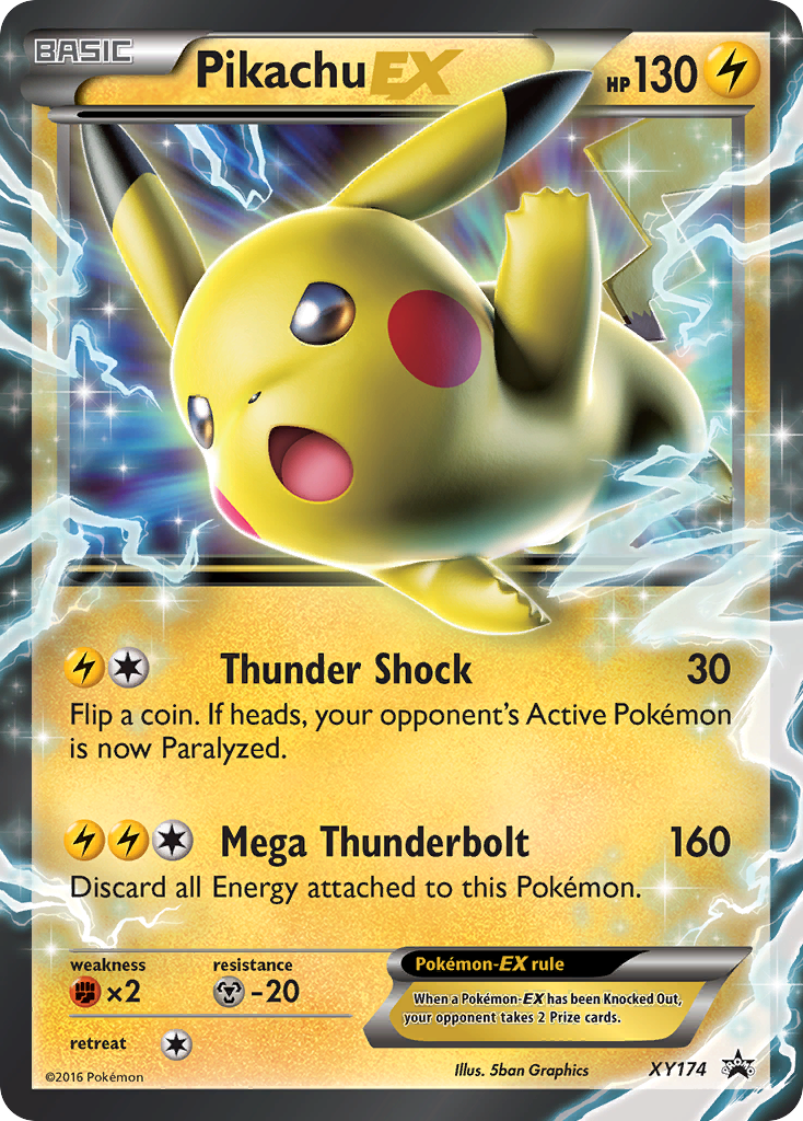 Pikachu EX (XY174) [XY: Black Star Promos] | Exor Games Bridgewater