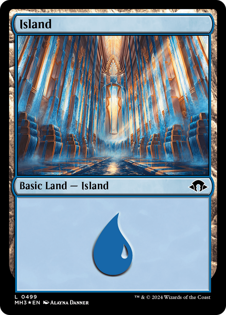 Island (0499) (Ripple Foil) [Modern Horizons 3] | Exor Games Bridgewater