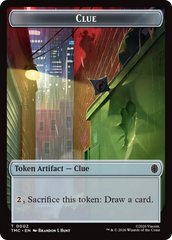 Ooze // Clue Double-Sided Token [Teenage Mutant Ninja Turtles Commander Tokens] | Exor Games Bridgewater