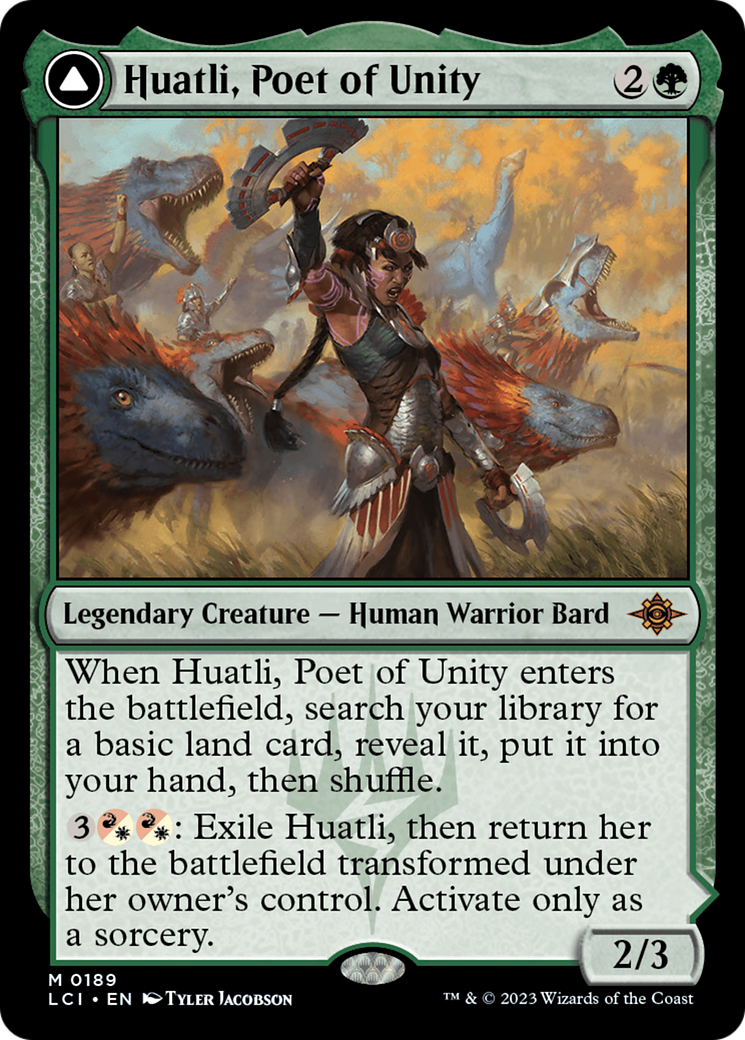 Huatli, Poet of Unity // Roar of the Fifth People [The Lost Caverns of Ixalan] | Exor Games Bridgewater