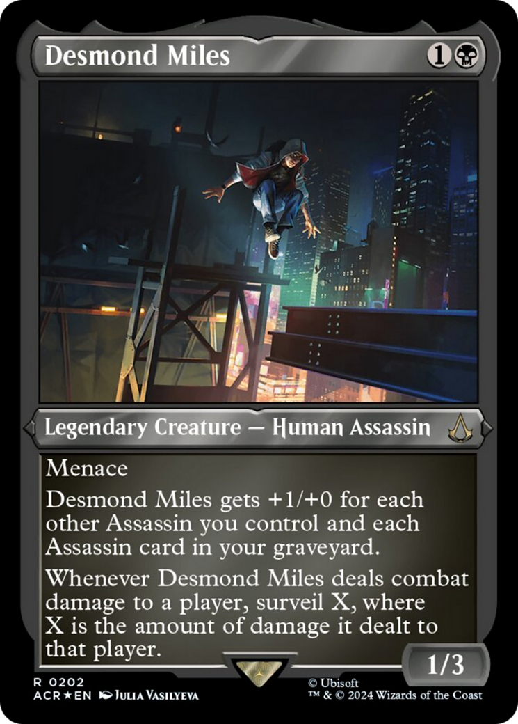 Desmond Miles (Foil Etched) [Assassin's Creed] | Exor Games Bridgewater