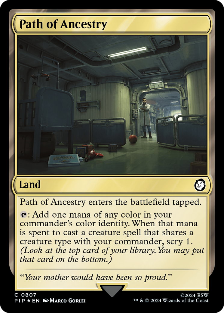 Path of Ancestry (Surge Foil) [Fallout] | Exor Games Bridgewater
