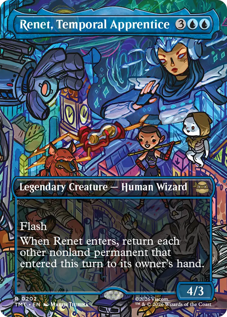 Renet, Temporal Apprentice (Borderless) [Teenage Mutant Ninja Turtles] | Exor Games Bridgewater