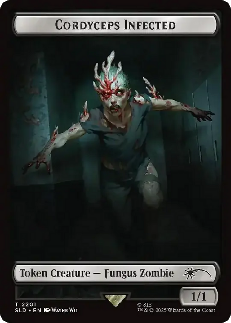 Cordyceps Infected Token (2201) [Secret Lair Drop Series] | Exor Games Bridgewater