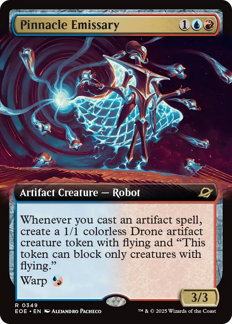 Pinnacle Emissary (Extended Art) [Edge of Eternities] | Exor Games Bridgewater