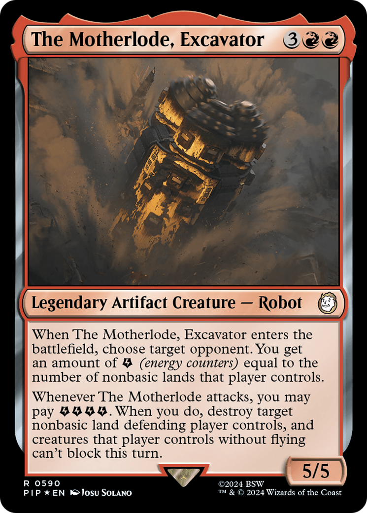 The Motherlode, Excavator (Surge Foil) [Fallout] | Exor Games Bridgewater