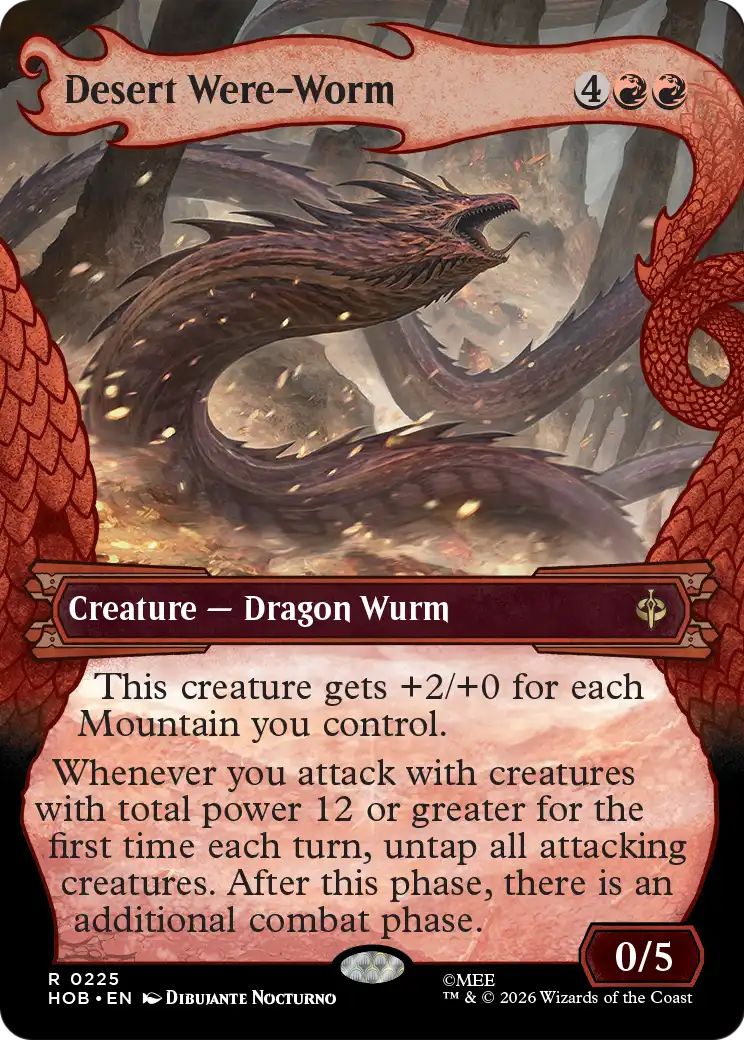 Desert Were-Worm (Showcase) [The Hobbit] | Exor Games Bridgewater