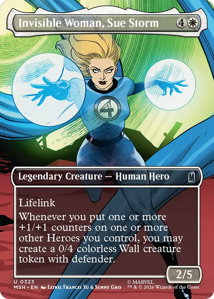 Invisible Woman, Sue Storm (Borderless) [Marvel Super Heroes] | Exor Games Bridgewater